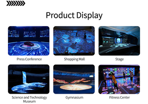 Panneau d'affichage LED interactif à détection de gravité antidérapant pour sol de danse intérieur P2.9 P3.91, dalle de sol pour stand de centre commercial, mur vidéo - Product Image 6