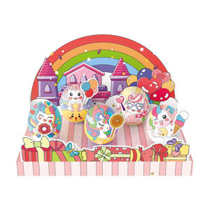 हस्तनिर्मित एगशेल पेंटिंग शिल्प खिलौना कार्टून यूनिकॉर्न अंडे के खिलौने शैक्षिक खिलौने - Product Image 2