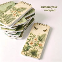 Bloc-notes spirale personnalisé écologique |   Mini carnet pour enfants avec couverture d'animaux mignons, pour l'école et comme cadeau