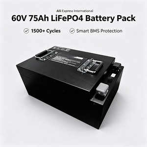 Baterai Lithium Ion 60V 75Ah Isi Ulang untuk Skuter Listrik, Sepeda Motor Roda Tiga, dan Sepeda Motor Roda Dua - Product Image 3