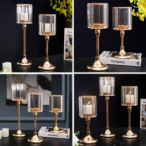 <span class=keywords><strong>Promise</strong></span> avrupa tarzı yaratıcı kristal düğün süslemeleri, ev yumuşak süslemeleri düğün şamdanlar, üç parçalı toptan - Product Image 2