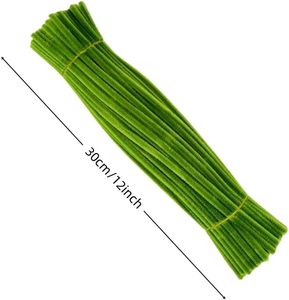 Limpiapipas de Chenilla con Hilo Brillante, Juguetes Educativos para Arte y Manualidades, Suministros Coloridos - Product Image 3