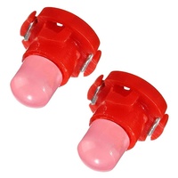 Nouvelles ampoules LED 12V 0.5W pour tableau de bord de voiture T3 T4.2 T4.7 COB 1LED, ampoule de jauge de groupe, blanc bleu rouge jaune