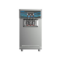 Machine à glace molle trois saveurs à prix d'usine, pour glaces maison