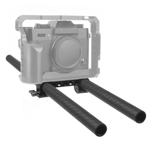 15Mm Dual Hole Rail <b>Clamp</b> Aluminum Alloy <b>Quick</b> Release Camera Mount Adapter For Cage System - Product Image 2