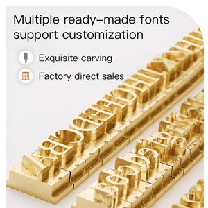 Ensemble de lettres arabes en laiton pour marquage à chaud flexible, gravure CNC, caractères <span class=keywords><strong>d</strong></span>'<span class=keywords><strong>écriture</strong></span> arabe, taille personnalisée - Product Image 3