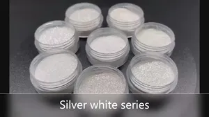 "Super Sparkle Silver White Outdoor Anti Yellowish Coatings Pinturas Aplicaciones decorativas Pearl Pigment" - Product Image 3