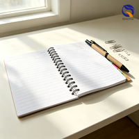 Carnet à spirales A6 en papier kraft ligné, format mini de poche, pour la prise de notes quotidiennes et les mémos de voyage, vente en gros