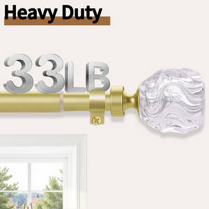 Ensemble <span class=keywords><strong>de</strong></span> tringle à <span class=keywords><strong>rideau</strong></span> <span class=keywords><strong>de</strong></span> <span class=keywords><strong>douche</strong></span> en fer léger et léger <span class=keywords><strong>doré</strong></span> Art déco pour une utilisation en plein air - Product Image 6