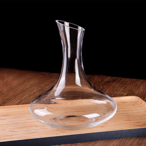 Aireador personalizado vintage, accesorios de vidrio rojo, sin plomo, purificador transparente, Bar, regalo, decantador de vino, gran oferta de fábrica - Product Image 2