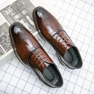 Nouvelles Chaussures Oxford en Cuir Imperméables Artisanales de Luxe Décontractées Britanniques pour Hommes, Modèle Evergreen, à Enfiler, Formelles, pour Mariage et Bureau - Product Image 5