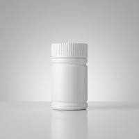 Flacon de 50 ml en plastique PE blanc, à large ouverture, design bambou, pour compléments alimentaires, pilules, réactifs et capsules