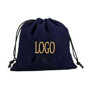 Custom Design Logo Makeup <b>Bag</b> Storage Velvet <b>Small</b> <b>Gift</b> Jewelry Drawstring Pouch <b>Bags</b> - Product Image 4