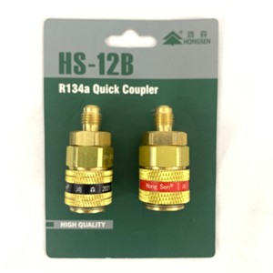 หัวต่อเติมน้ำยาแอร์รถยนต์ Hongsen R134A แบบโลหะเชื่อมต่อเร็ว สำหรับเครื่องปรับอากาศ - Product Image 2