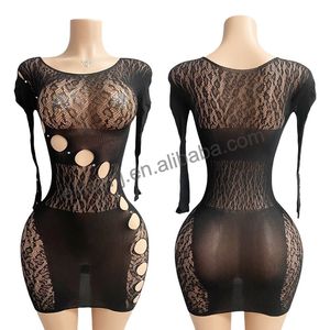 ELITES all'ingrosso esotico abbigliamento da ballo spogliarellista <span class=keywords><strong>abiti</strong></span> in pizzo elasticizzato Vip <span class=keywords><strong>Hostess</strong></span> vestito da Club bottiglia rossa vestito da ragazza - Product Image 4