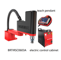 Robot Scara BORUNTE Petit Robot Automatique Intelligent 4 Axes Bras Articulé Long de 600 mm Industriel PLC Moteur IP40