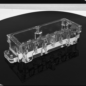 Pièce en plastique usinée CNC, acrylique haute transparence, composant personnalisé, fraisage 5 axes, tournage de précision, prototype rapide, OEM - Product Image 6