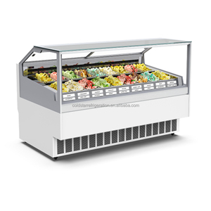 Vitrine réfrigérée portable pour glaces, système de réfrigération à température unique, refroidissement par air - Product Image 5