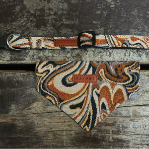 Verstelbare zachte honden- en kattenhalsband met gepersonaliseerde duurzame, modieuze katoenen halsband voor huisdieren - Product Image 2