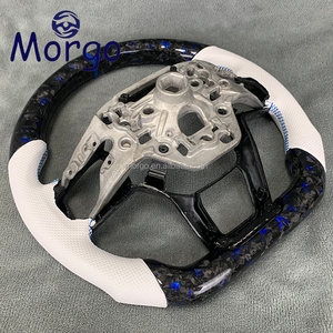 Accesorios Interiores para <span class=keywords><strong>Ford</strong></span>, Volante de Fibra de Carbono Forjado Personalizado para <span class=keywords><strong>Mustang</strong></span> <span class=keywords><strong>GT</strong></span> 350 500 <span class=keywords><strong>Shelby</strong></span> 2024+, Estilo Racing - Product Image 6