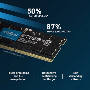 Memoria RAM DDR5 de 5600MHz, 32GB, 48GB, 16GB, SO-DIMM para Portátiles LEGION, Ultrabooks, 262 pines, en Stock - Product Image 4