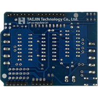 Modul Pelindung Penggerak Motor L293D untuk Arduino 4 Motor DC 2 Stepper 2 Papan Kontrol Servo 4.5-25V MMS0293-01 untuk Uno Mega