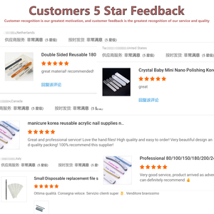 Lime à ongles professionnelle personnalisée lavable en bois 100/180 mini lime à ongles jetable - Product Image 6