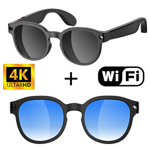 Lunettes Intelligentes AIMB-S1 5MP Anti-tremblement pour la Prise de Photos, <span class=keywords><strong>Enregistrement</strong></span> Vidéo 1080P, <span class=keywords><strong>Enregistrement</strong></span> <span class=keywords><strong>Audio</strong></span>, Traduction Simultanée IA, Bouton Poussoir - Product Image 1
