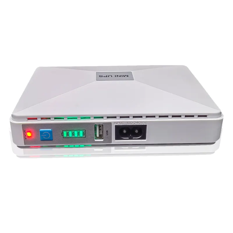 CYHX DC UPS 5V 9V 12V 24V 18W Keep Wi-Fi Power On 10000mAh Lithium Battery Backup Mini UPS For home appliances router modemn