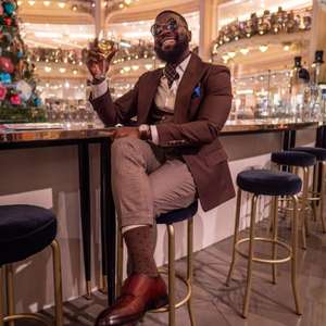 बेहतर सामग्री लाल रंग पुरुषों के सूट कार्यालय पुरुषों की औपचारिक पहनने - Product Image 4