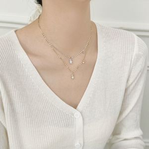 Dylam <b>Cute</b> Lovely Design Charm S925 Silver Link Chain 5A Cubic Zirconia <b>Bear</b> Animal Pendant Necklace OEM ODM Jewelry Supplier - Product Image 2