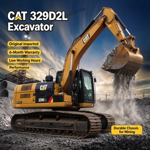 Excavatrice d'occasion CAT 329D2L de 29 tonnes, importée d'origine, en excellent état, à Shanghai - Product Image 1