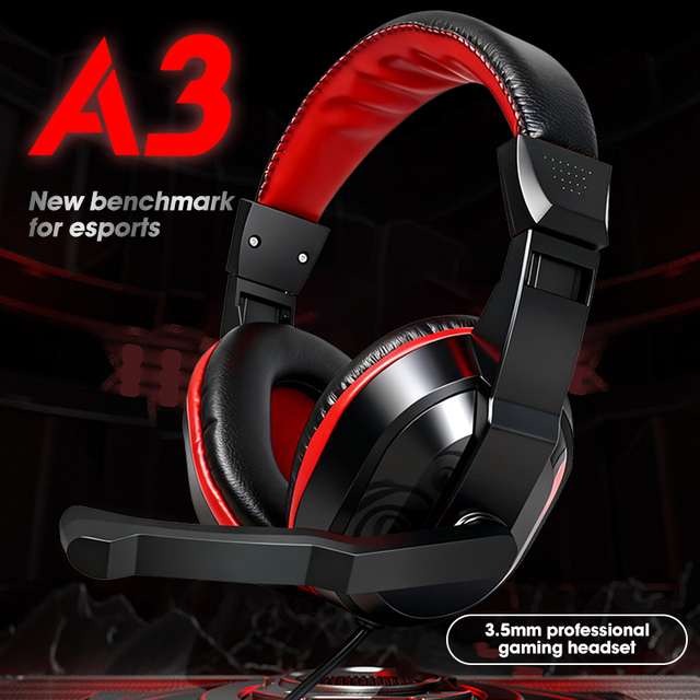 Over-Ear Wired Headset Active Noise Cancelling Headset  Touch Control Bass Boost Studio-Quality Sound Surround Sound for Gaming