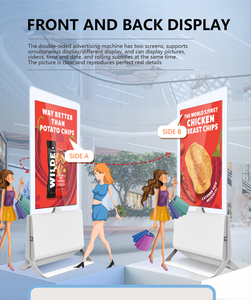 Affichage numérique intérieur à double écran tactile Android sur pied de <span class=keywords><strong>43</strong></span>, 49 et 55 pouces pour hall de centre commercial - Product Image 4