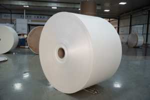 Rouleau de feuille laminée en PE super résistant à la déchirure, non blanchie, en pâte naturelle, épaisseur personnalisable pour bols en papier et plats instantanés - Product Image 4