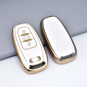 Couverture de <span class=keywords><strong>clé</strong></span> de <span class=keywords><strong>voiture</strong></span> en TPU souple et coloré pour Audi, accessoires de boîtier de <span class=keywords><strong>clé</strong></span> - Product Image 4