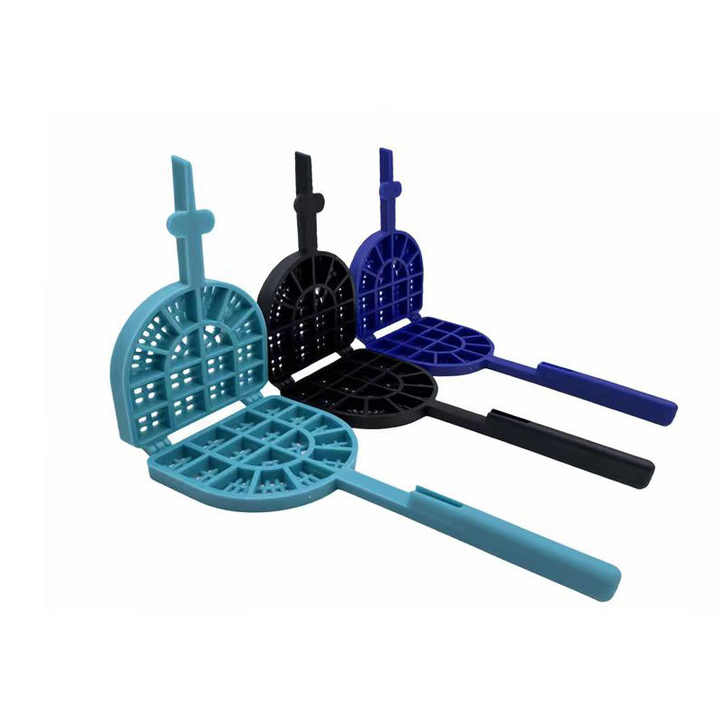 Toothwashing Racket Plastic Denture Cleaning Sieve Denture Tooth Sieve Dental Tooth Washing ...