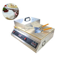 Machine à crêpes soufflées commerciale 110/220V, électrique, antiadhésive, pour Dorayaki, machine à crêpes soufflées japonaises, chauffe rapidement, chaleur uniforme