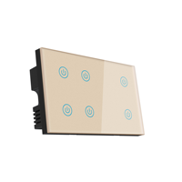 2024 nouveauté écran tactile du système Smart home Zigbee avec fonction de commutateur d'alimentation