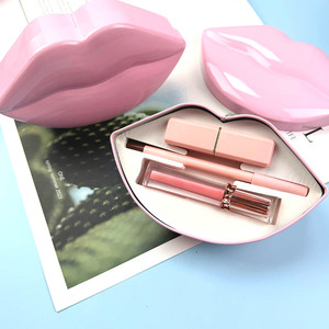 Nuevo Set de Regalo Rosa 3 en 1, Combo de Labiales Veganos de Larga Duración y Alta Pigmentación, Kit de Lápiz Labial, Brillo Labial y Delineador, Marca Privada - Product Image 3