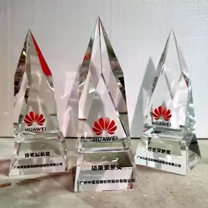 2023 high quality Award Plate Souvenir Bamboo Shoot Iceberg Trophy Crystal trophy