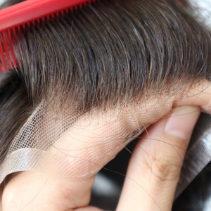 100% in pizzo francese, parrucchino da uomo con <span class=keywords><strong>capelli</strong></span> vergini, parrucche da uomo - Product Image 3