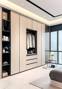 Sistema de Armarios Personalizados para Remodelación de Hogar Moderno, para Dormitorio, Sala de Estar y Villa, con Gran Capacidad de Almacenamiento - Product Image 3