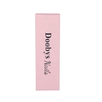 Boîtes d'emballage d'ongles, en papier rose, personnalisé, nouveau Design, à la mode, idéale pour le maquillage des ongles, 50 unités