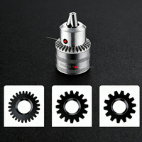 Clé à cliquet noire 2-en-1 pour mandrin de perceuse 12,7 mm et 17,5 mm