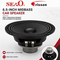 Haut-parleur de voiture OEM 6,5 pouces Midbass Woofer avec cône en papier, suspension en tissu, panier en fer 120W/240W 4 Ohms