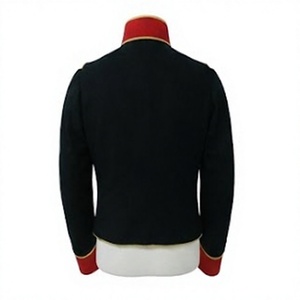 Veste Napoléonienne pour Homme, Uniforme Historique, Blazer Noir avec Boutons Rouges sur les Poignets, Vêtement d'Hiver - Product Image 6