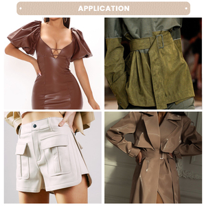 Bán Hot Elephant Grain PU da tổng hợp vải cho vải, đàn hồi bán dính duy nhất bán buôn Faux Leather Rolls thiết kế - Product Image 2