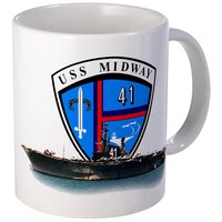 US NAVY USS War of Midway Mug Tumbler Tasse à café Cadeaux Tasse à thé Custom Battle of Midway Souvenirs