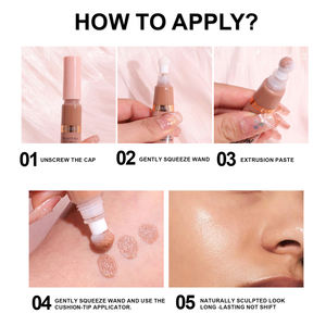 <span class=keywords><strong>Corrector</strong></span> líquido mate de etiqueta privada Maquillaje facial Cosméticos Esculpir Natural Nude <span class=keywords><strong>Corrector</strong></span> mate de larga duración - Product Image 6